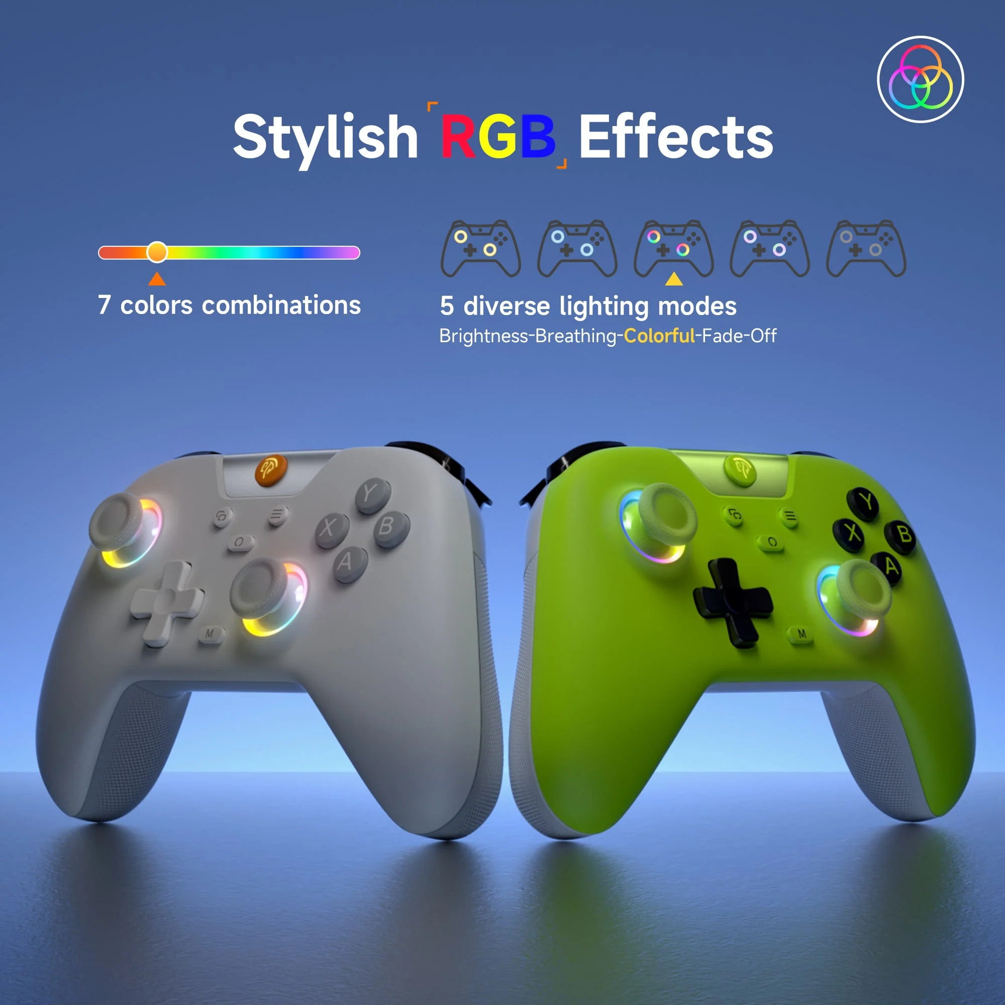 EasySMX® X05 Multiplatform Gaming Controller with Hall Effect Joysticks - Image 10