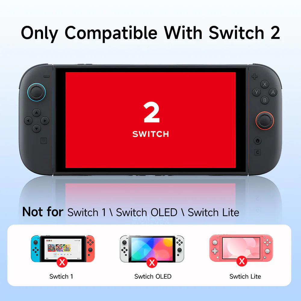 EasySMX® 4-in-1 Bundle: Carrying Bag, Screen Protector, Sticks Caps, Joy-Con Cover for Switch 2 - Image 8