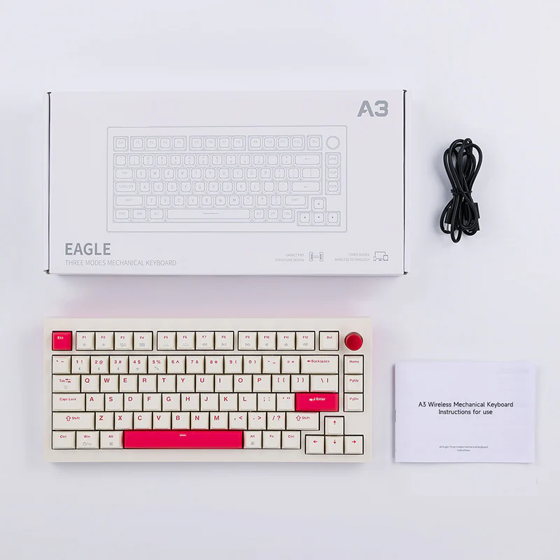 EasySMX® A3 81 Keys RGB Backlit Wireless Mechanical Keyboard - Image 8