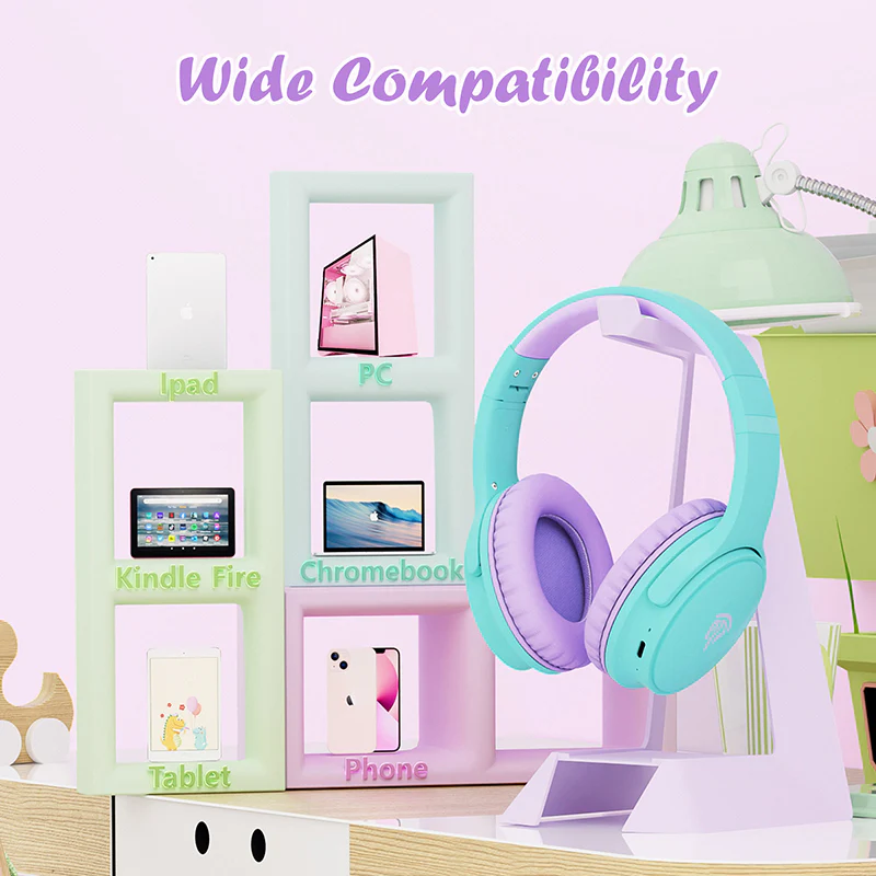 EasySMX® B06 Bluetooth Childrens Earphones with Hearing Protection - Image 8
