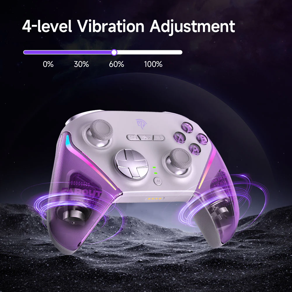 EasySMX® D10 Multiplatform Gaming Controller with TMR sticks, Trigger Lock and Charging Dock - Image 10