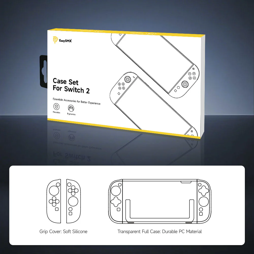 EasySMX® Ergonomic Case Cover Bundle for Switch 2 - Image 7
