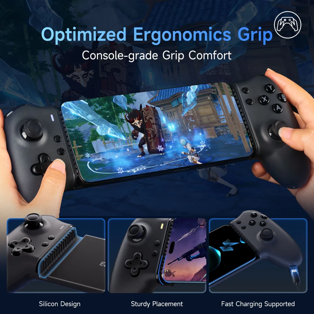 EasySMX® M15 Mobile Gaming Controller BlueTooth Version For Android, iPhone, and Switch - Image 7