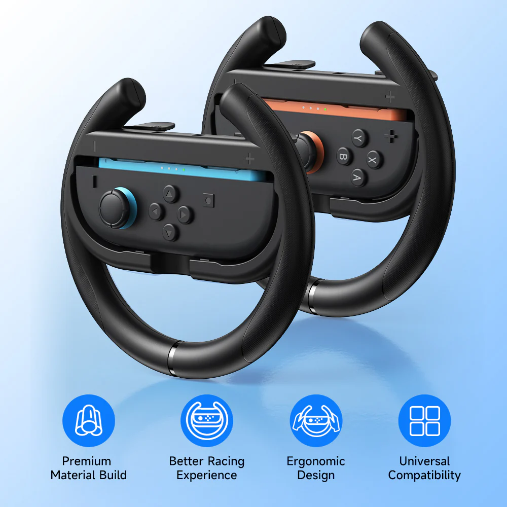 EasySMX® Racing Steering Wheel Bundle for Switch 2 & Switch 1 - Image 2