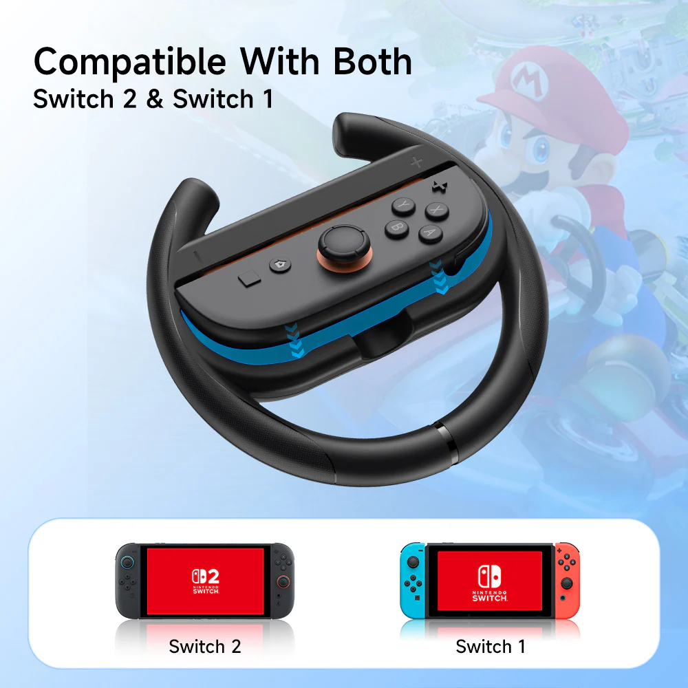 EasySMX® Racing Steering Wheel Bundle for Switch 2 & Switch 1 - Image 3