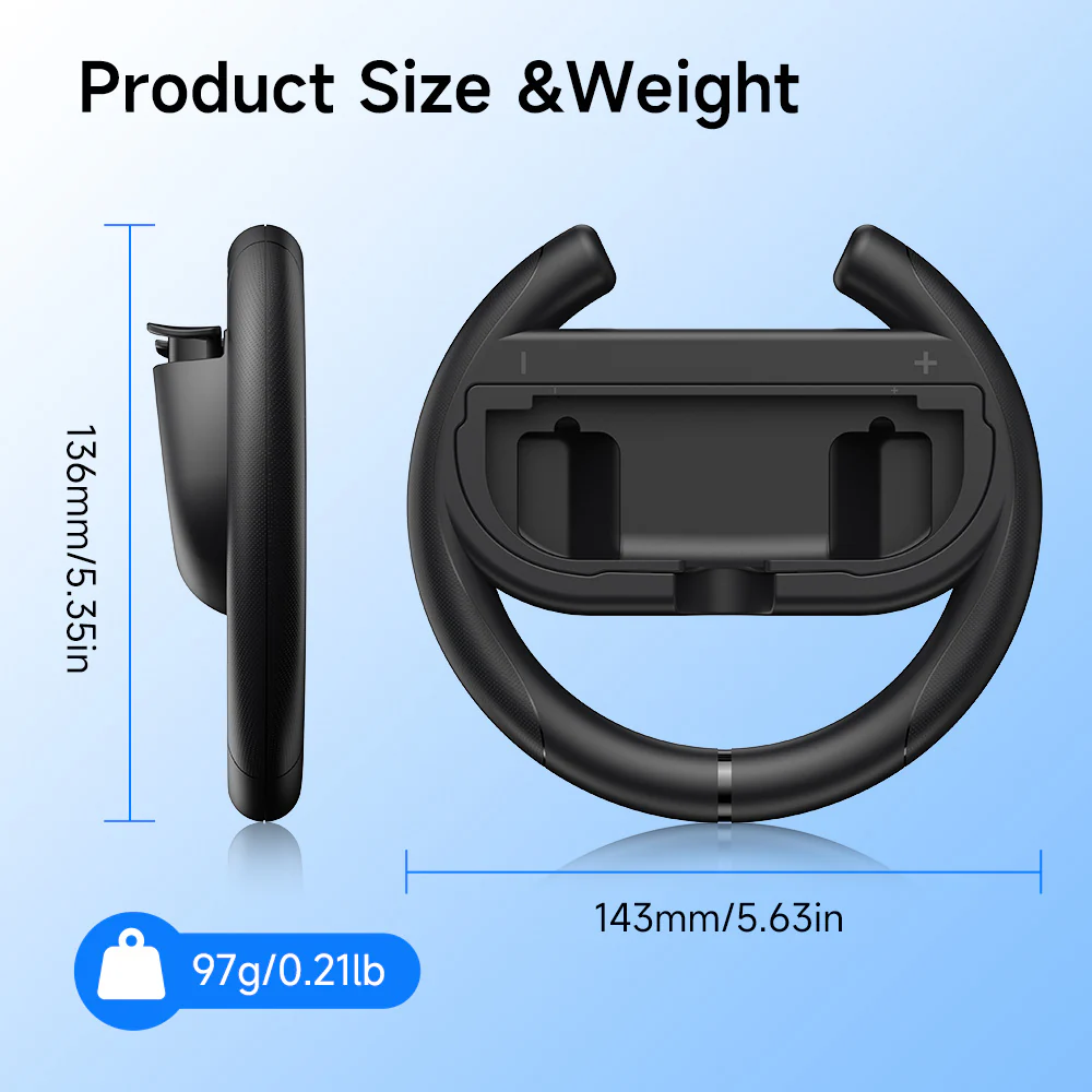 EasySMX® Racing Steering Wheel Bundle for Switch 2 & Switch 1 - Image 7