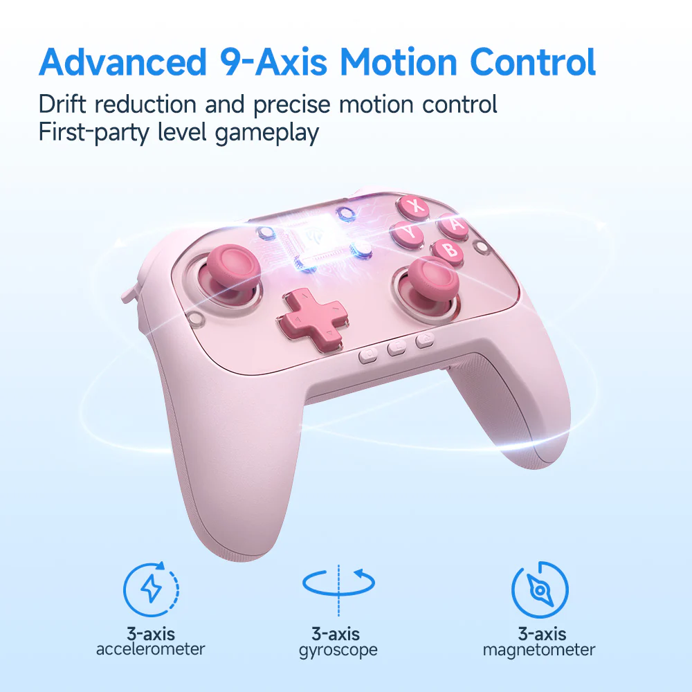 EasySMX® S10 Lite Gaming Controller for Switch 2: Wake up, Back Button and 9-Axis Motion Control - Image 5