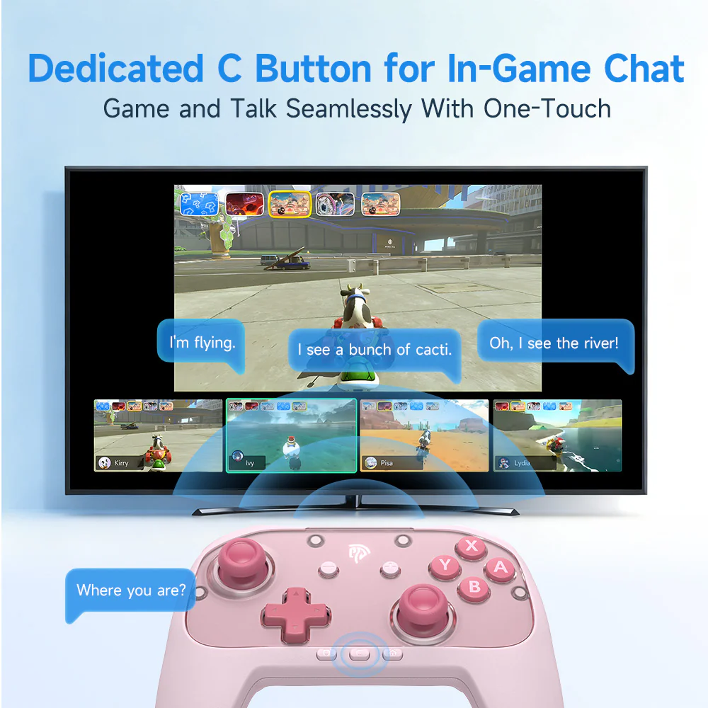 EasySMX® S10 Lite Gaming Controller for Switch 2: Wake up, Back Button and 9-Axis Motion Control - Image 6