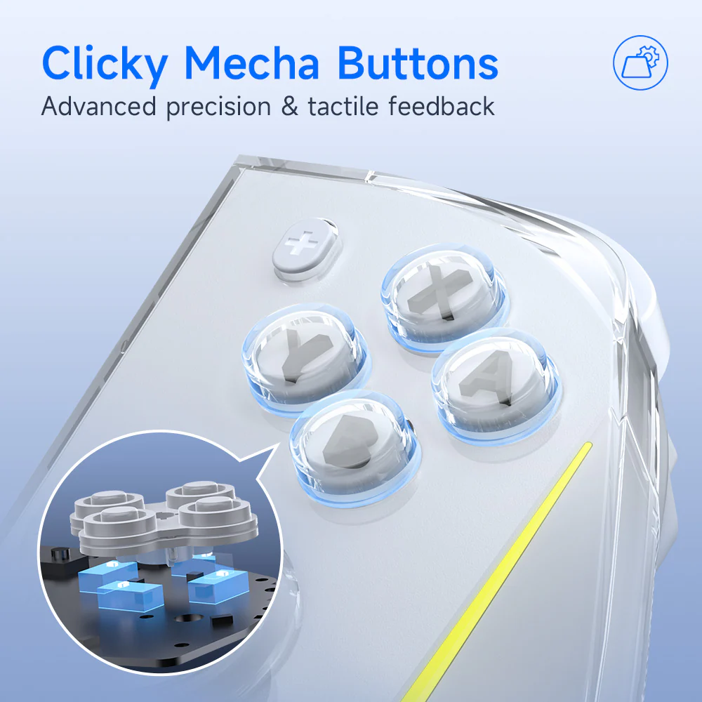 EasySMX® S15 Split Pad for Switch – Anti-Drift, Ergonomic Design, Customizable Controls - Image 4