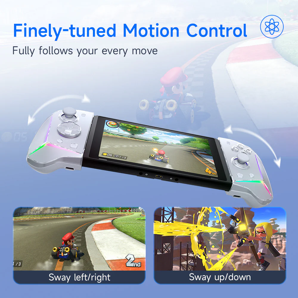 EasySMX® S15 Split Pad for Switch – Anti-Drift, Ergonomic Design, Customizable Controls - Image 8