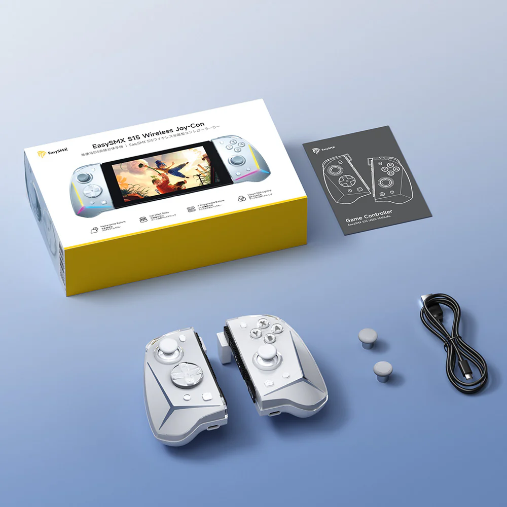 EasySMX® S15 Split Pad for Switch – Anti-Drift, Ergonomic Design, Customizable Controls - Image 9