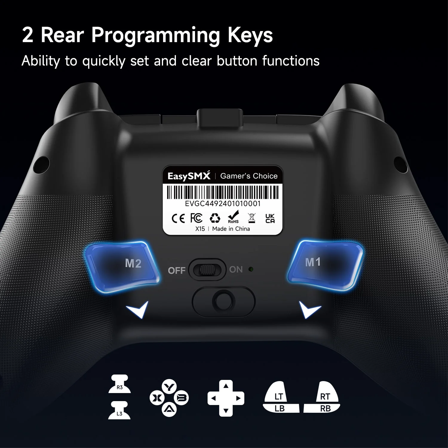 EasySMX® X15 RGB Controller With Hall Trigger and Hall Joystick - Image 10