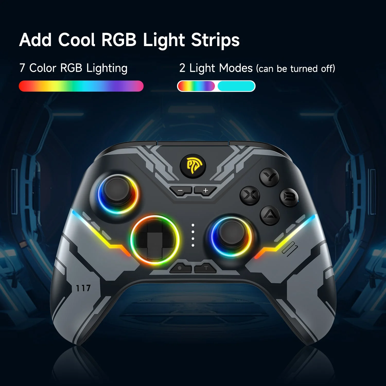 EasySMX® X15 RGB Controller With Hall Trigger and Hall Joystick - Image 4