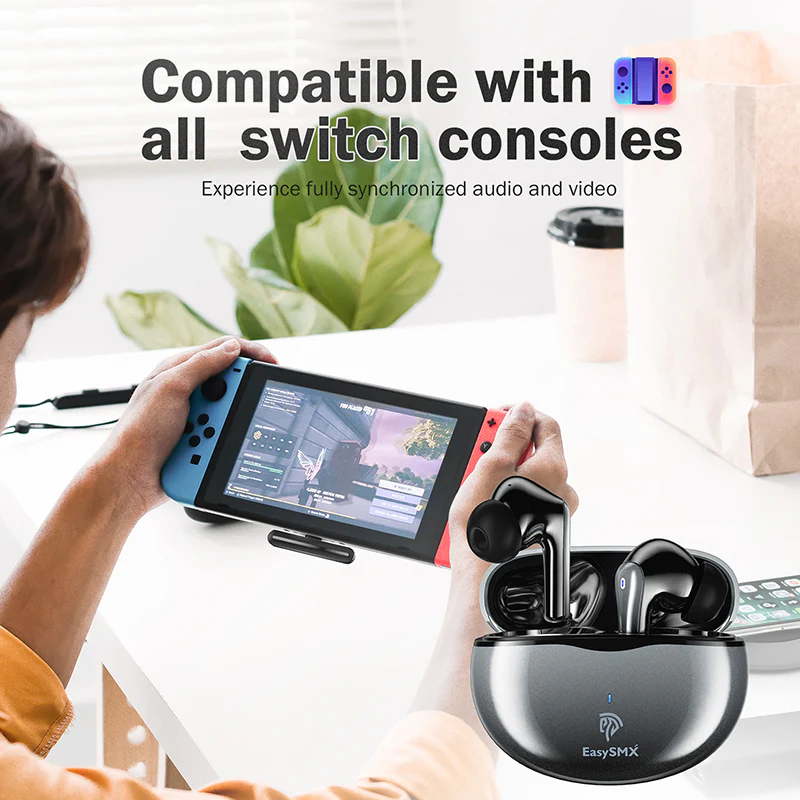 EasySMX® TG-01 TWS Earbuds With 2.4G and Bluetooth Connection - Image 3